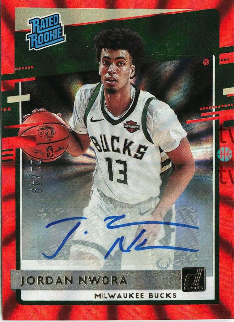 Jordan Nwora [Auto Red Laser] #220