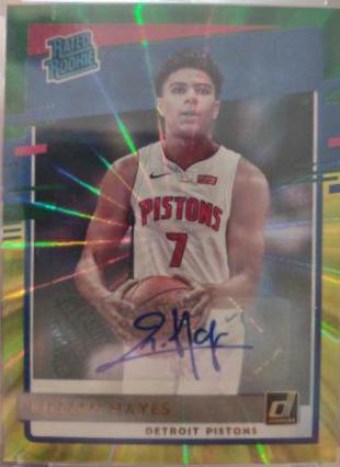 Killian Hayes [Auto Green Yellow Laser] #204