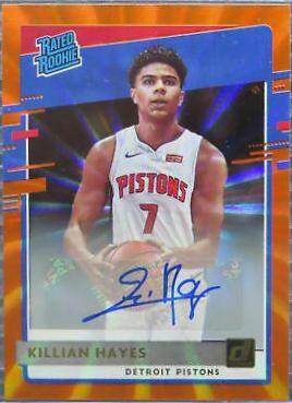 Killian Hayes [Auto Orange Laser] #204