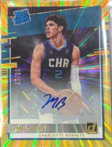 LaMelo Ball [Auto Gold Laser] #202
