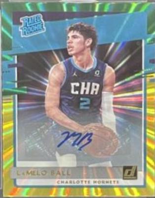 LaMelo Ball [Auto Green Yellow Laser] #202