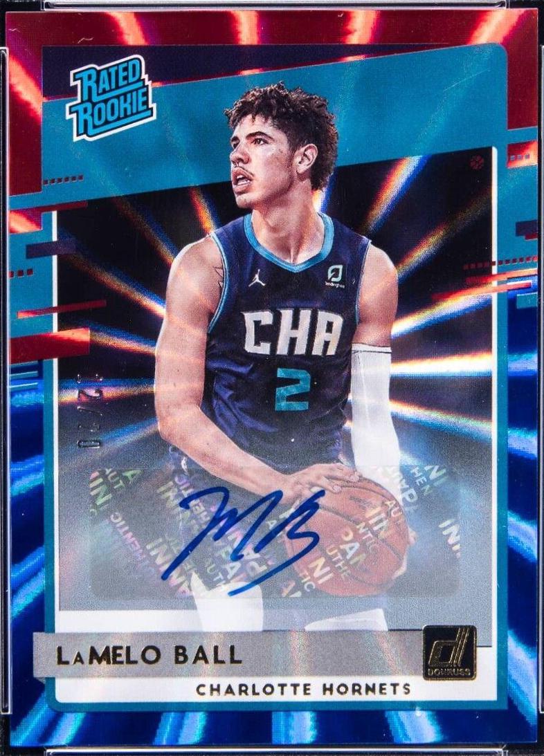 LaMelo Ball [Auto Red Blue Laser] #202