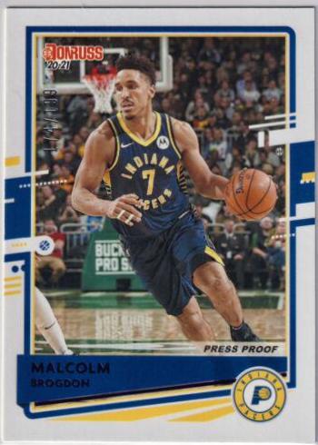 Malcolm Brogdon [Press Proof Purple] #143