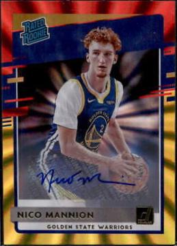 Nico Mannion [Auto Red Gold Laser] #245