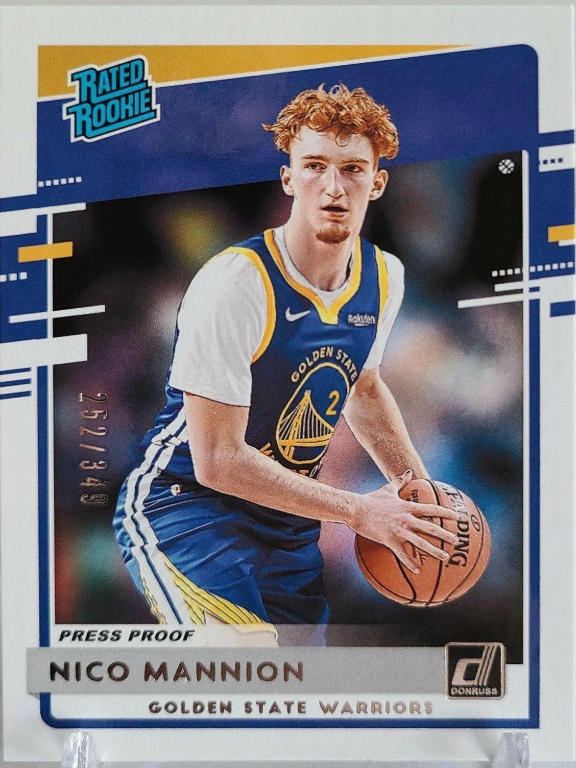 Nico Mannion [Press Proof Silver] #245