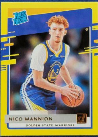 Nico Mannion [Yellow Flood] #245
