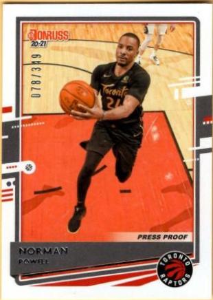 Norman Powell [Press Proof Silver] #46