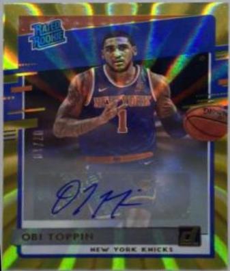 Obi Toppin [Auto Gold Laser] #229