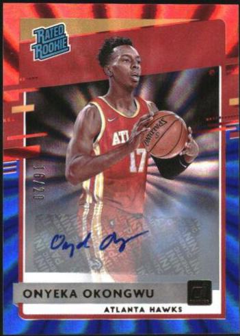 Onyeka Okongwu [Auto Red Blue Laser] #228