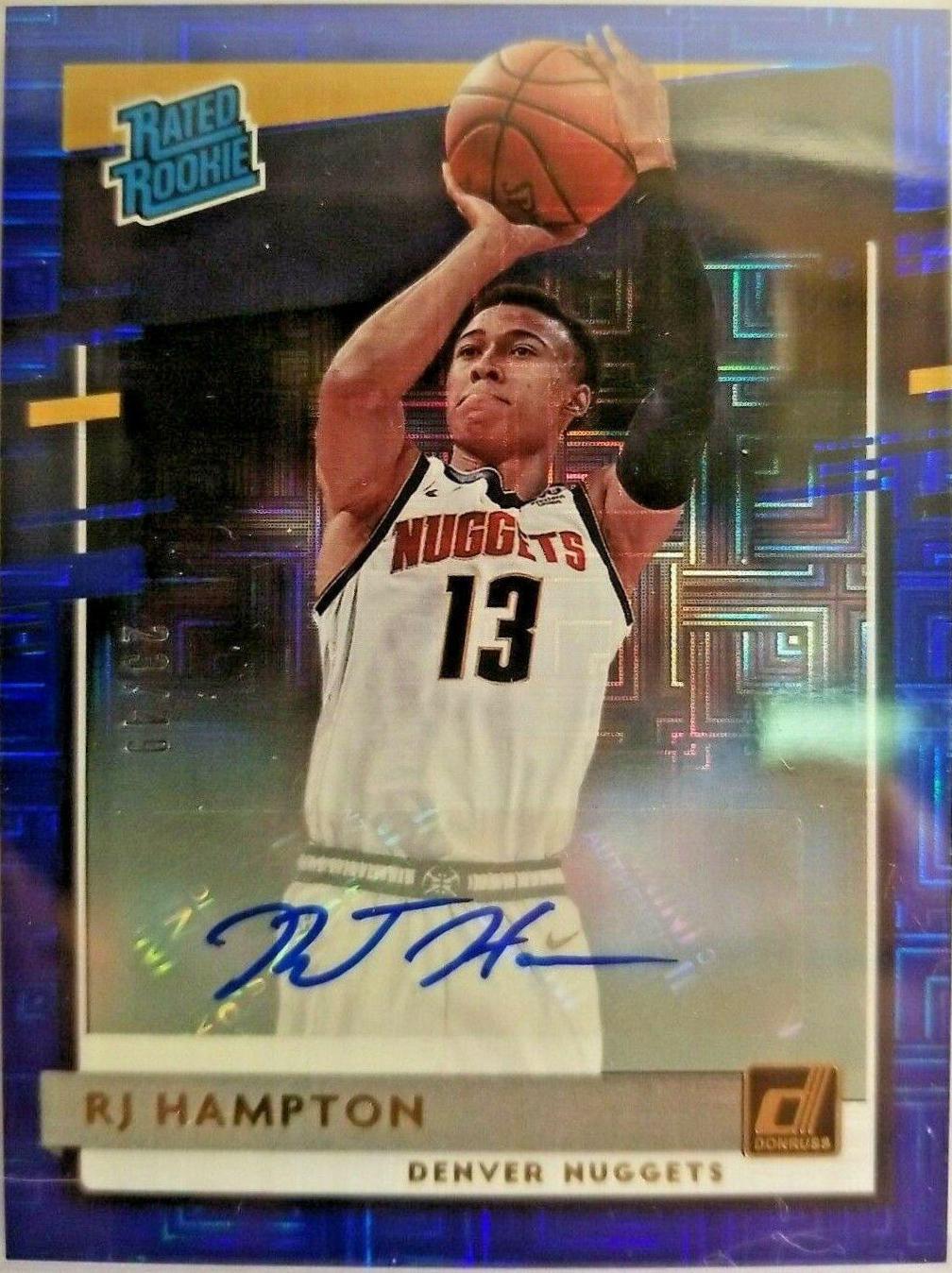 RJ Hampton [Auto Choice Blue] #237