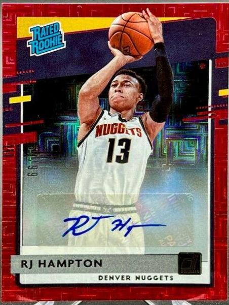 RJ Hampton [Auto Choice Red] #237