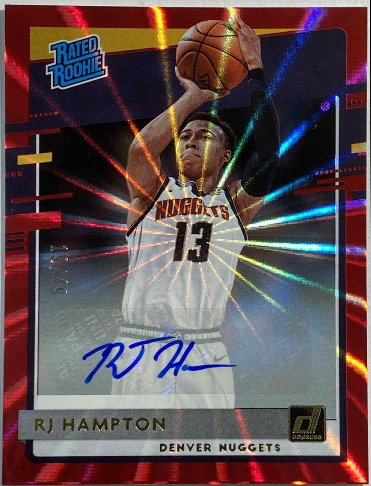RJ Hampton [Auto Red Laser] #237