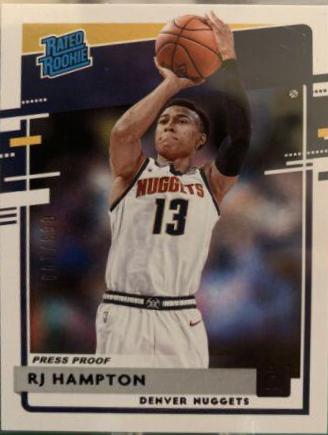 RJ Hampton [Press Proof Purple] #237