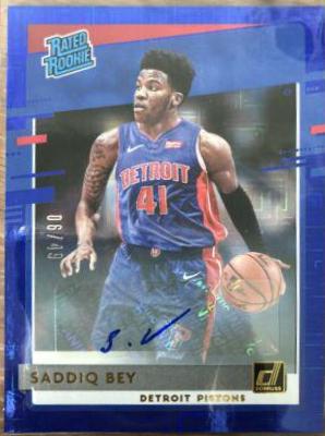 Saddiq Bey [Auto Choice Blue] #210