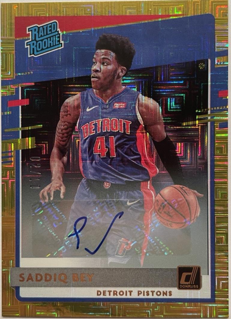 Saddiq Bey [Auto Choice Gold] #210