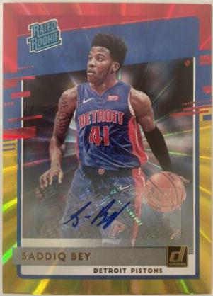 Saddiq Bey [Auto Red Gold Laser] #210