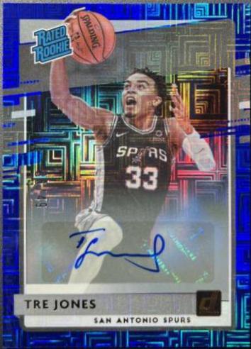 Tre Jones [Auto Choice Blue] #244