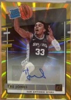 Tre Jones [Auto Gold Laser] #244