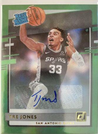 Tre Jones [Auto Green Flood] #244