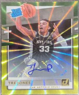 Tre Jones [Auto Green Yellow Laser] #244