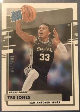 Tre Jones [Press Proof Purple] #244