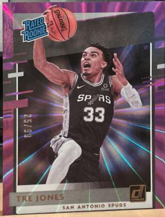 Tre Jones [Purple Laser] #244