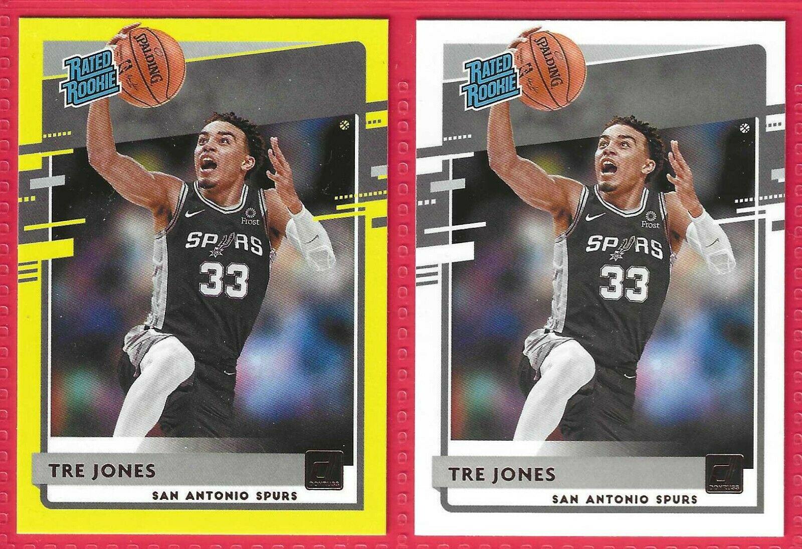 Tre Jones [Yellow Flood] #244