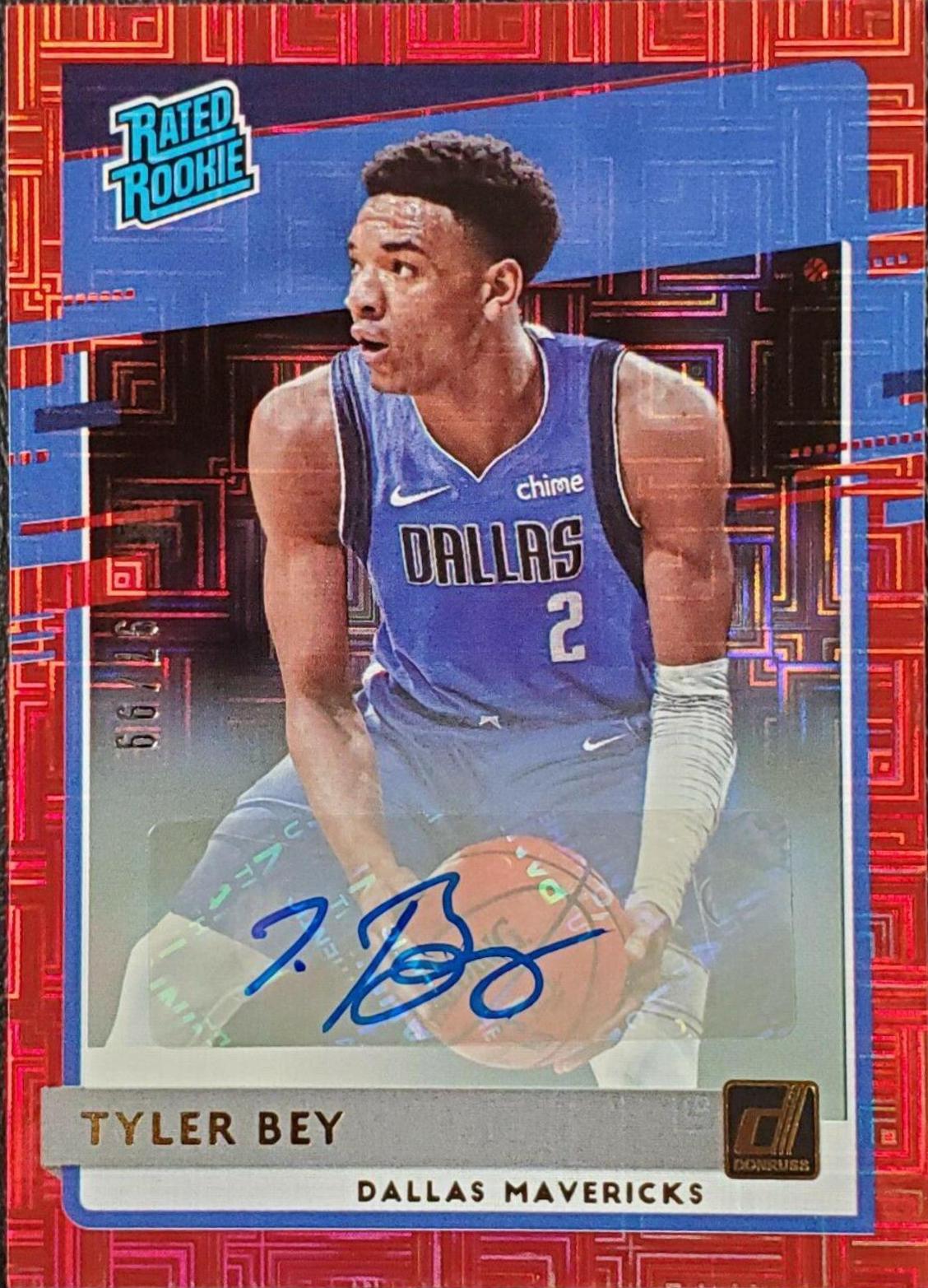 Tyler Bey [Auto Choice Red] #243