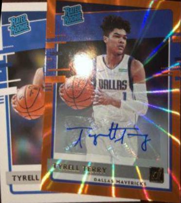 Tyrell Terry [Auto Orange Laser] #216