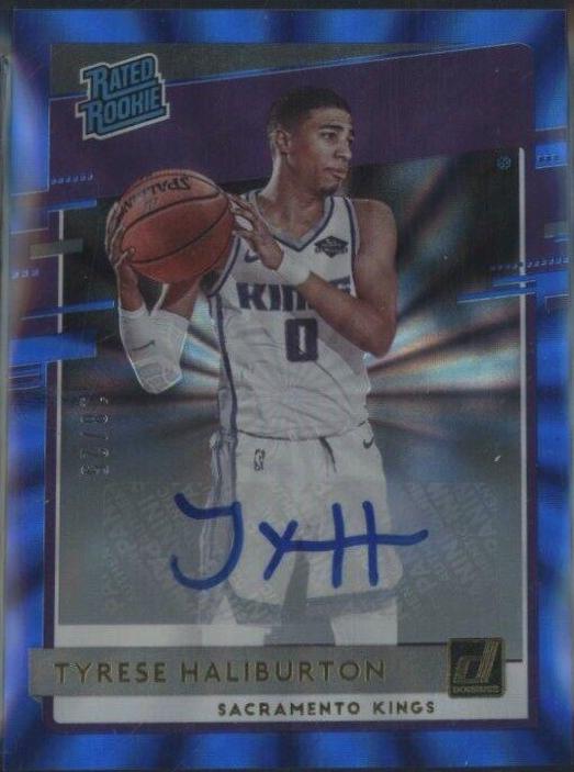 Tyrese Haliburton [Auto Blue Laser] #231
