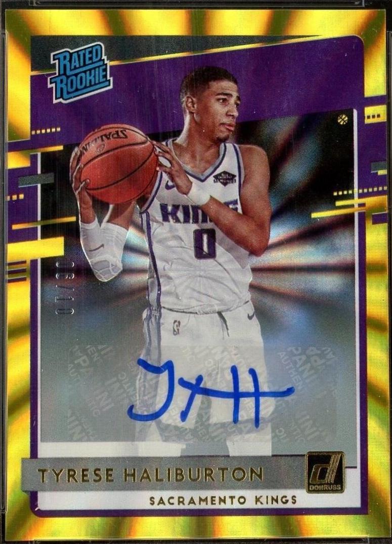 Tyrese Haliburton [Auto Gold Laser] #231