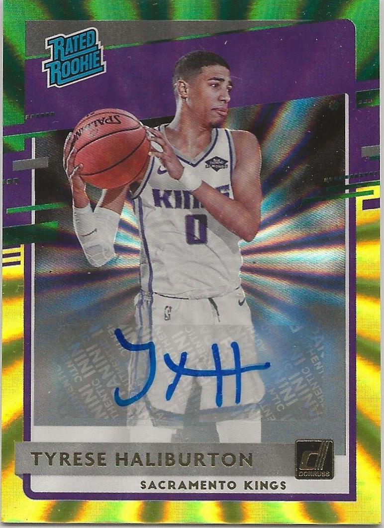 Tyrese Haliburton [Auto Green Yellow Laser] #231