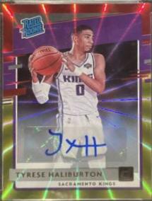 Tyrese Haliburton [Auto Red Gold Laser] #231