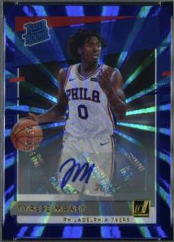Tyrese Maxey [Auto Blue Laser] #211