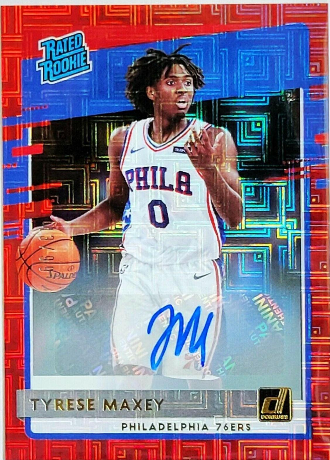 Tyrese Maxey [Auto Choice Red] #211