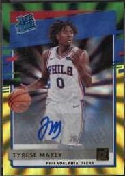 Tyrese Maxey [Auto Green Yellow Laser] #211