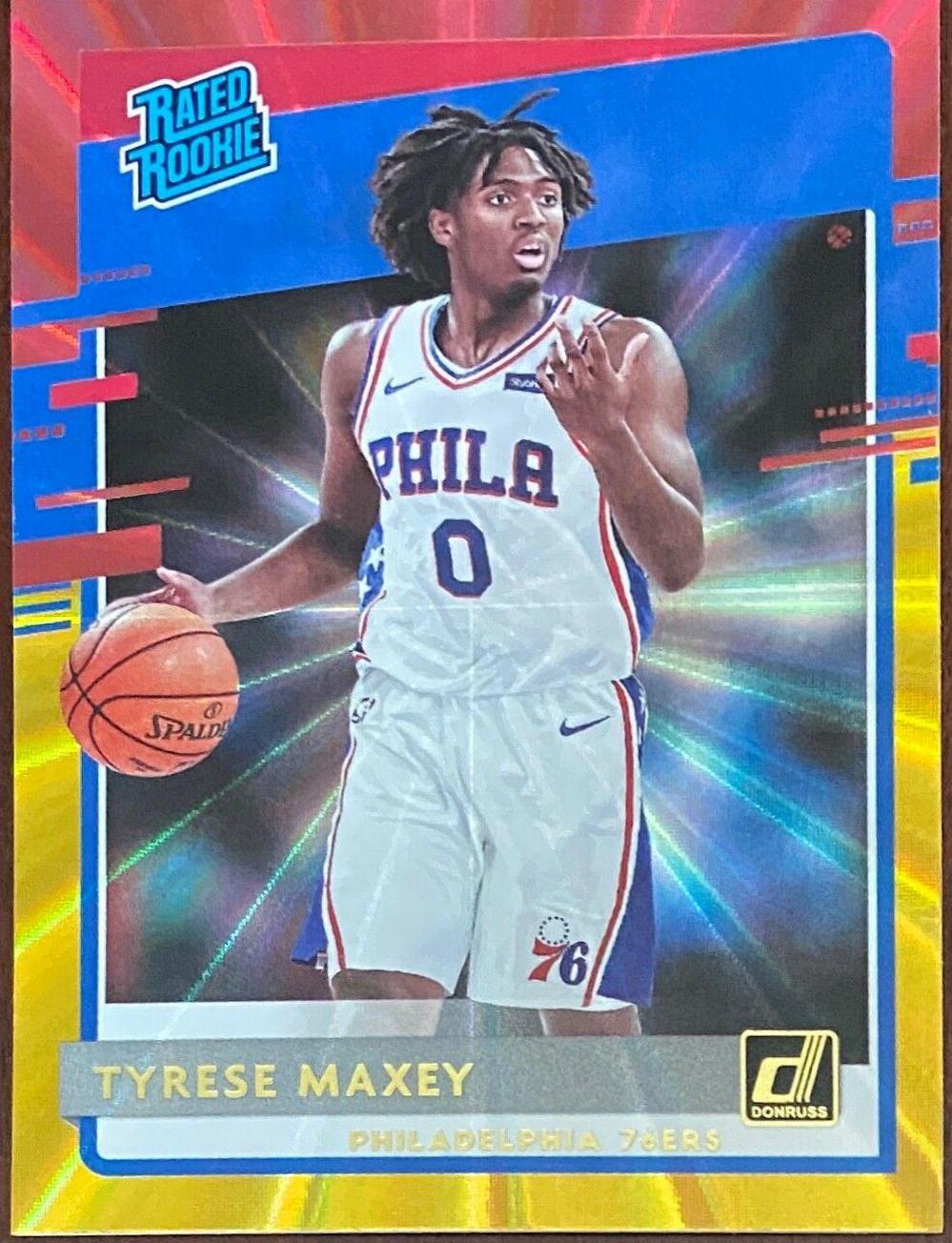 Tyrese Maxey [Red Gold Laser] #211