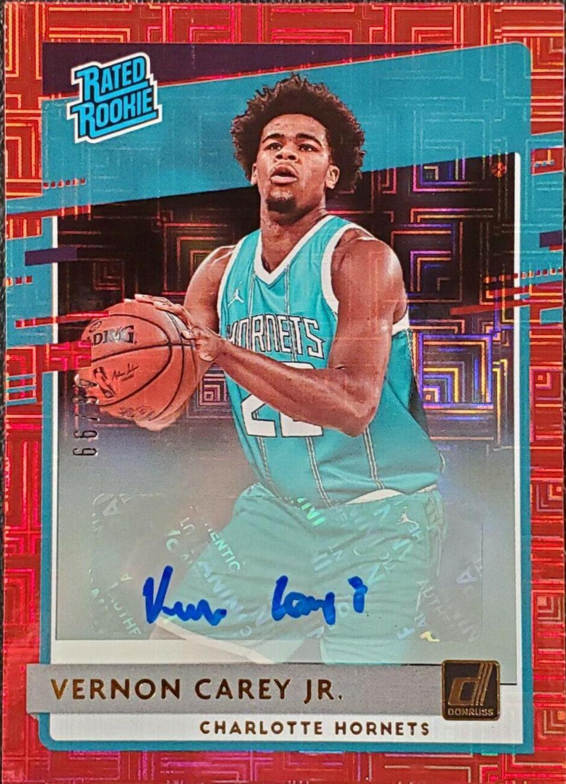 Vernon Carey Jr. [Auto Choice Red] #241