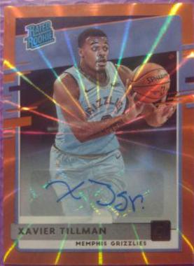 Xavier Tillman [Auto Orange Laser] #218