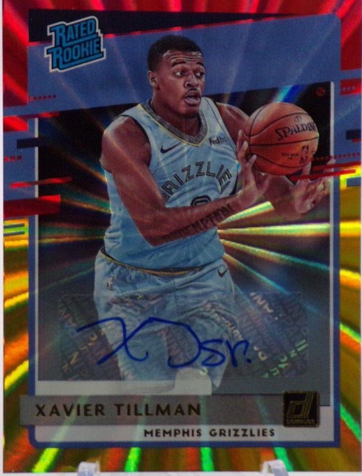 Xavier Tillman [Auto Red Gold Laser] #218