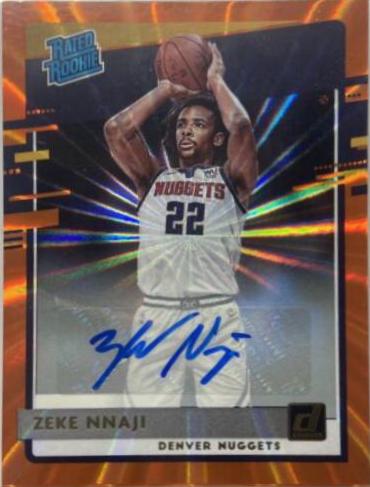 Zeke Nnaji [Auto Orange Laser] #236