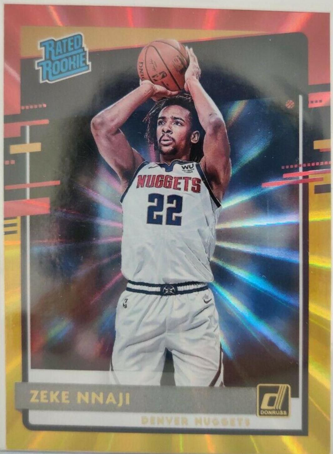 Zeke Nnaji [Red Gold Laser] #236