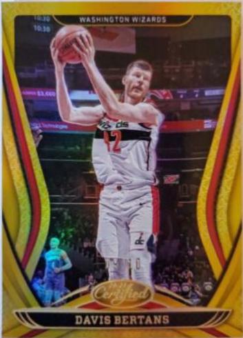 Davis Bertans [Mirror Gold] #99