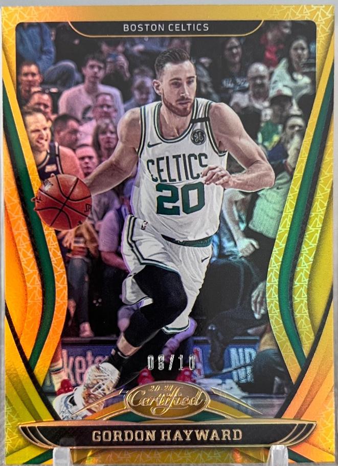 Gordon Hayward [Mirror Gold] #18