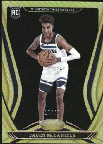 Jaden McDaniels [Mirror Gold] #173