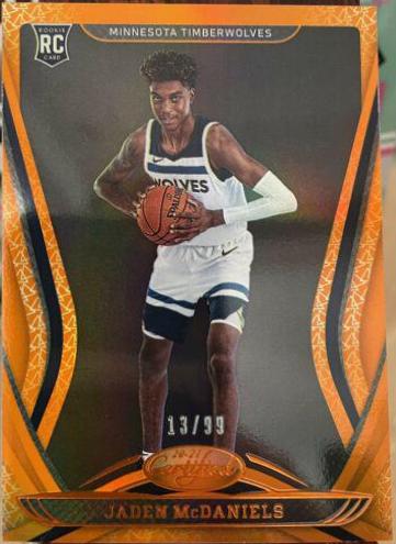 Jaden McDaniels [Mirror Orange] #173