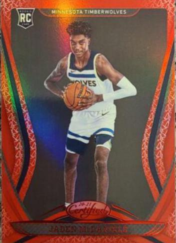Jaden McDaniels [Mirror Red] #173
