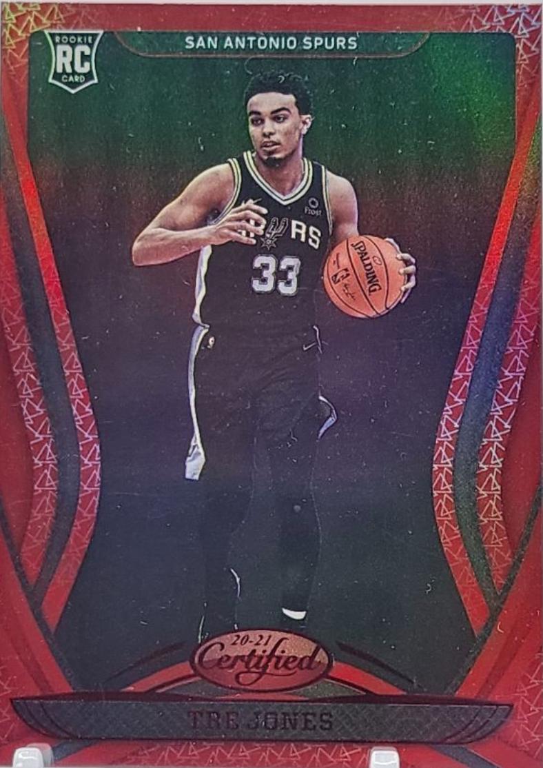 Tre Jones [Mirror Red] #163