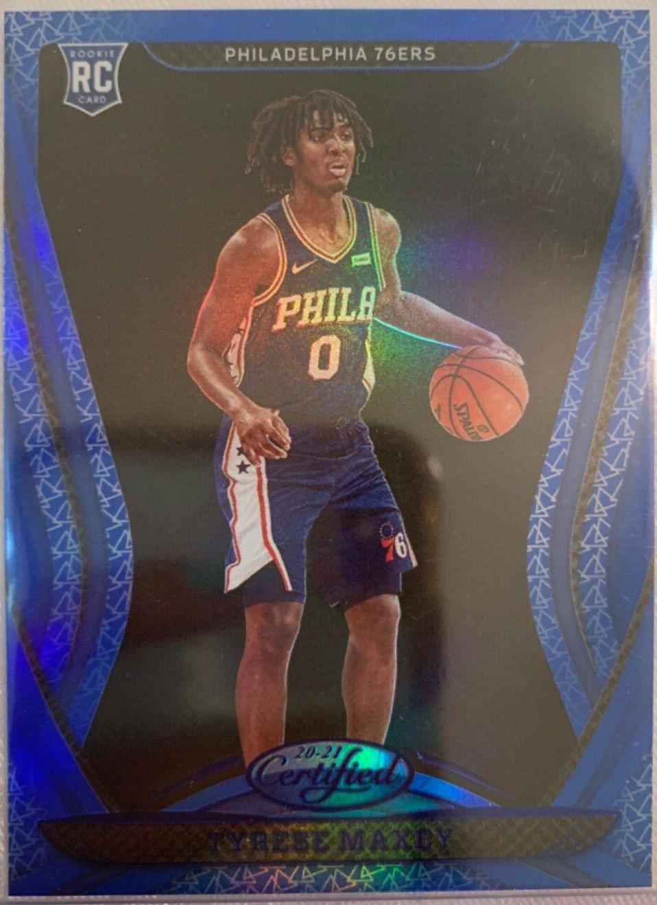 Tyrese Maxey [Mirror Blue] #180