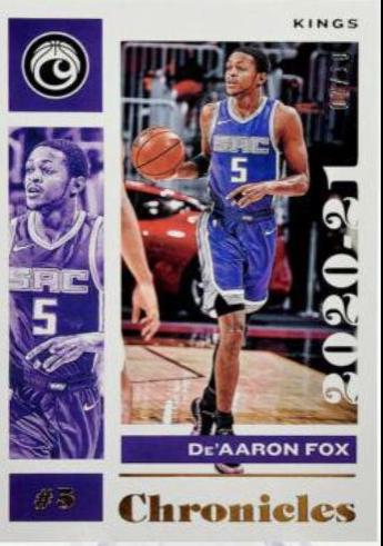 De'Aaron Fox [Gold] #44